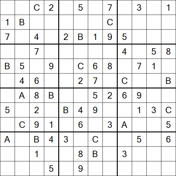 Sudoku 12x12 - Medium
