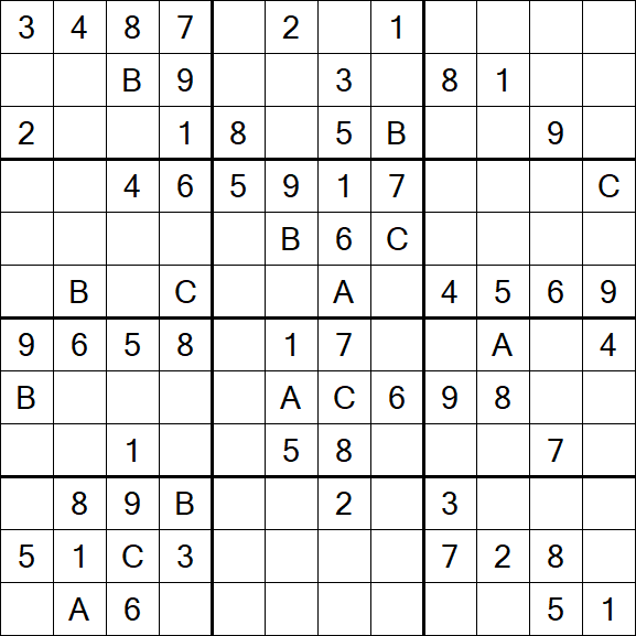 Sudoku 12x12 - Medium