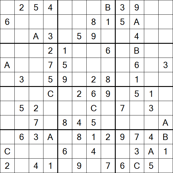 Sudoku 12x12 - Medium