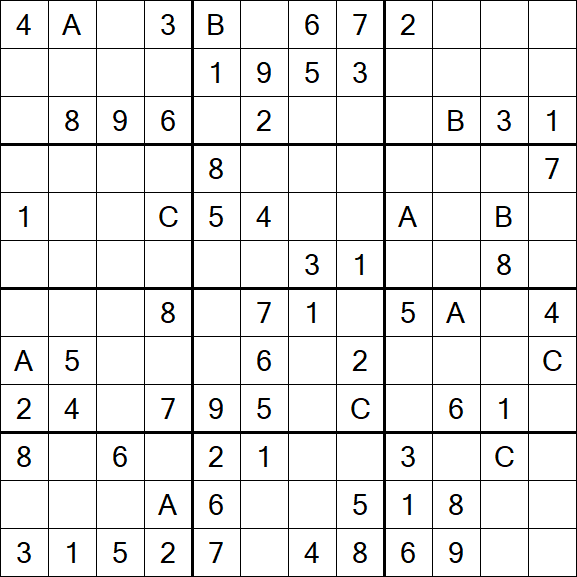 Sudoku 12x12 - Medium