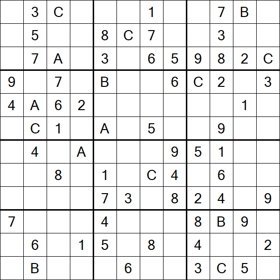 Sudoku 12x12 - Medium