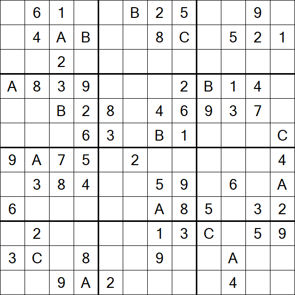 Sudoku 12x12 - Medium
