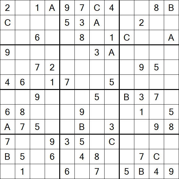 Sudoku 12x12 - Medium