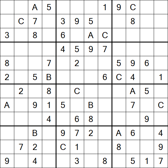 Sudoku 12x12 - Medium
