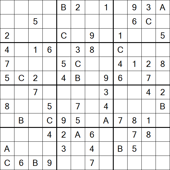 Sudoku 12x12 - Medium