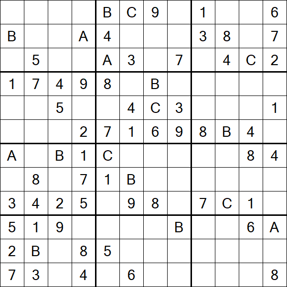 Sudoku 12x12 - Medium