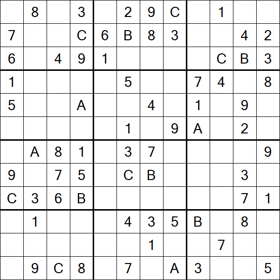 Sudoku 12x12 - Medium