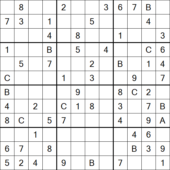 Sudoku 12x12 - Medium