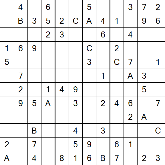 Sudoku 12x12 - Medium