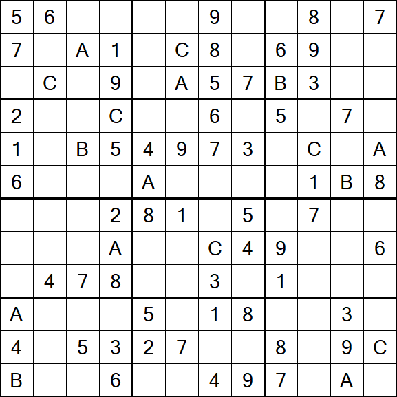 Sudoku 12x12 - Medium