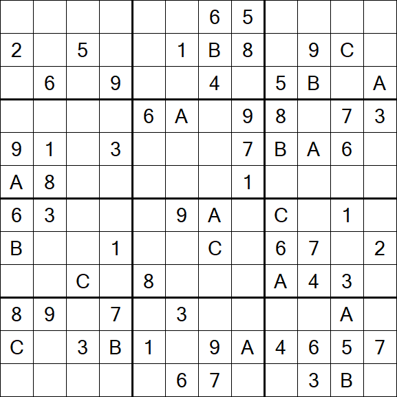 Sudoku 12x12 - Medium