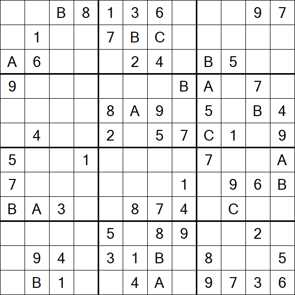 Sudoku 12x12 - Medium