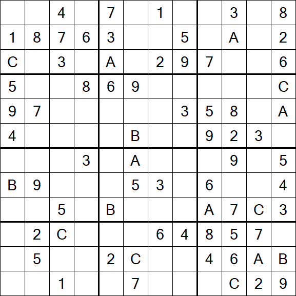 Sudoku 12x12 - Medium