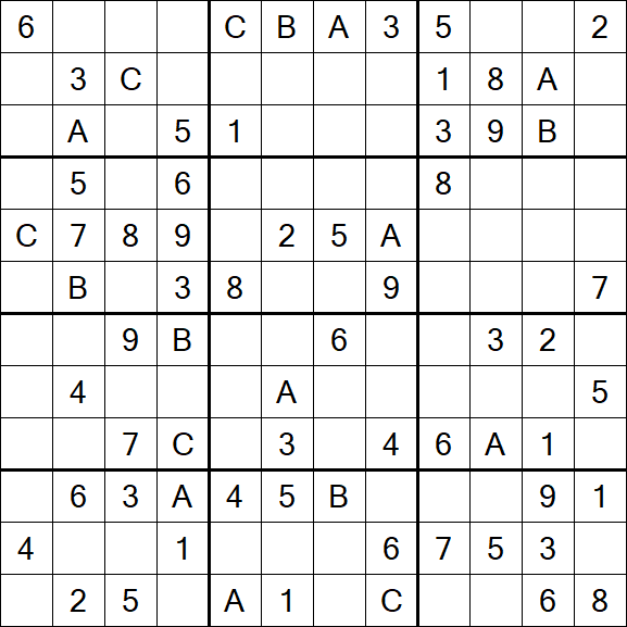Sudoku 12x12 - Medium