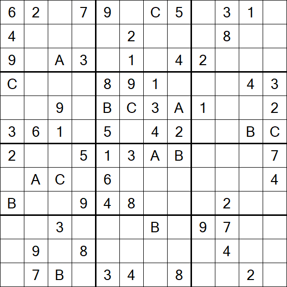 Sudoku 12x12 - Medium