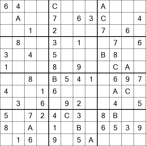 Sudoku 12x12 - Medium