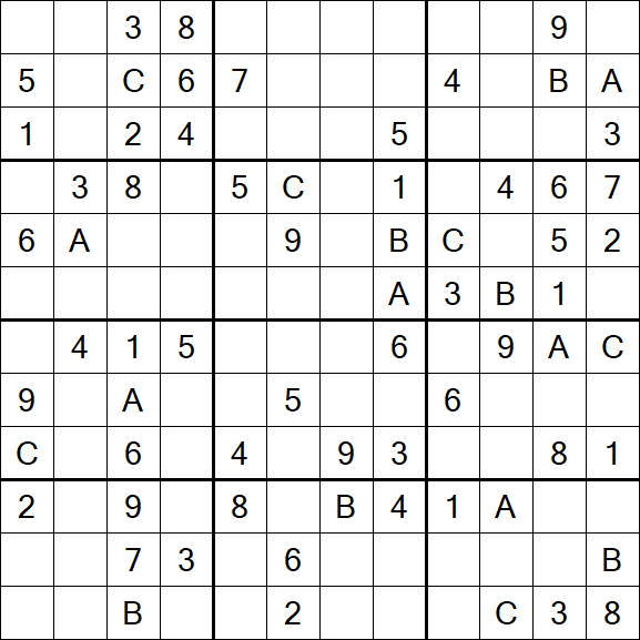 Sudoku 12x12 - Medium