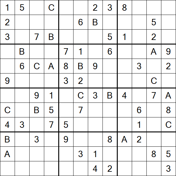 Sudoku 12x12 - Medium
