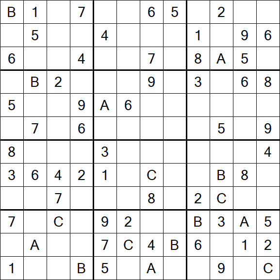 Sudoku 12x12 - Medium