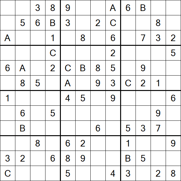 Sudoku 12x12 - Medium