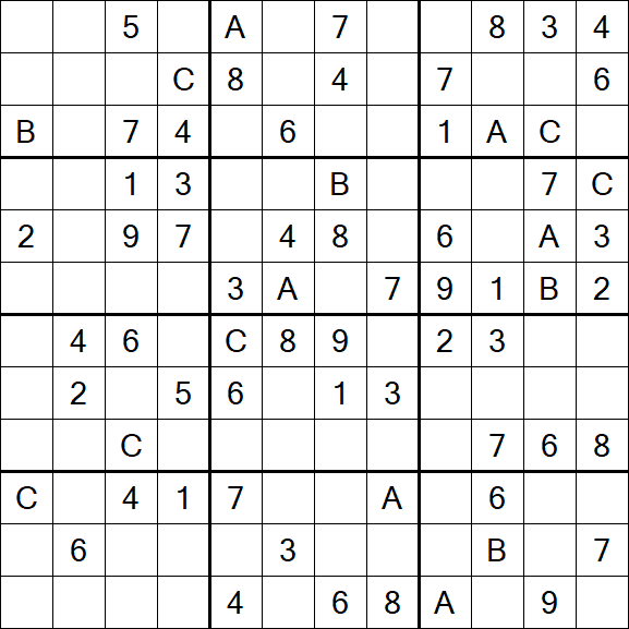 Sudoku 12x12 - Medium