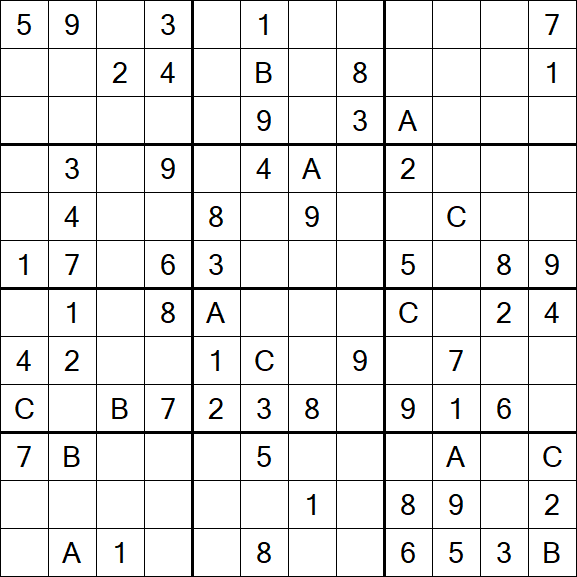 Sudoku 12x12 - Medium