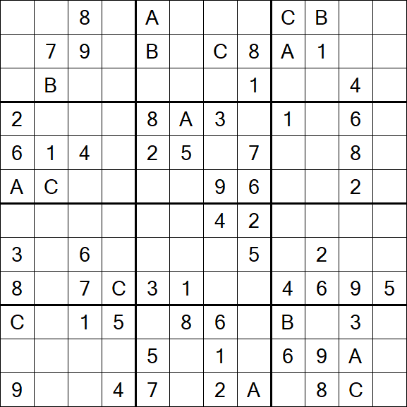 Sudoku 12x12 - Medium