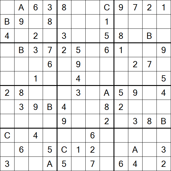 Sudoku 12x12 - Medium