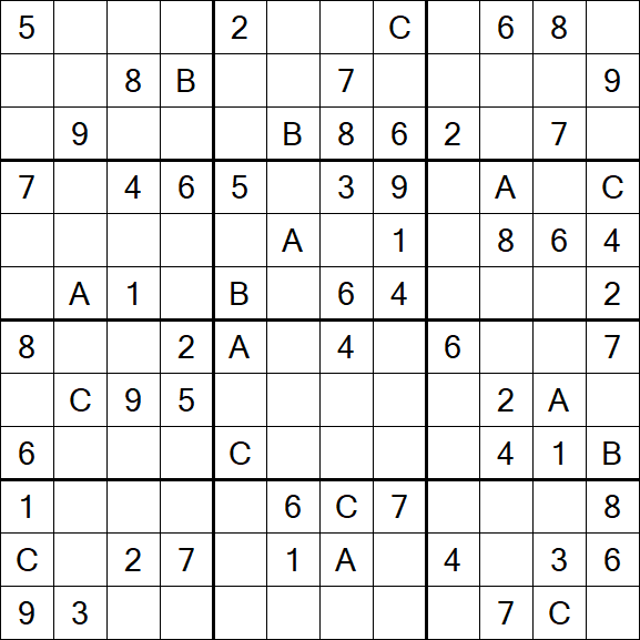 Sudoku 12x12 - Medium