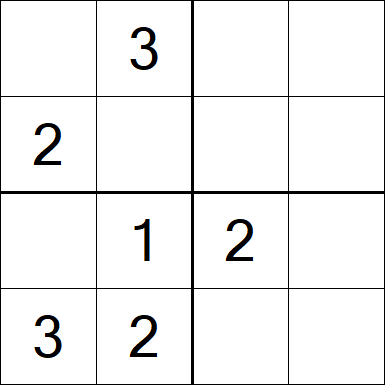 Sudoku 4x4 - Easy