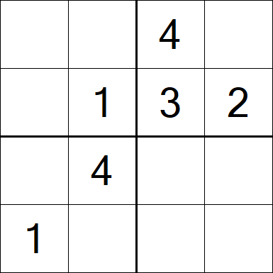 Sudoku 4x4 - Easy