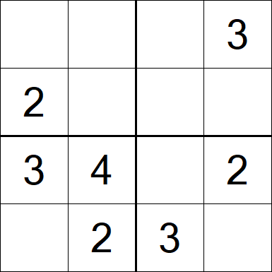 Sudoku 4x4 - Easy