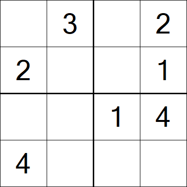 Sudoku 4x4 - Easy