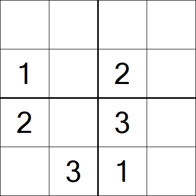 Sudoku 4x4 - Easy