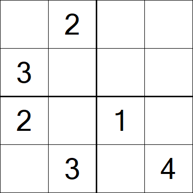 Sudoku 4x4 - Easy