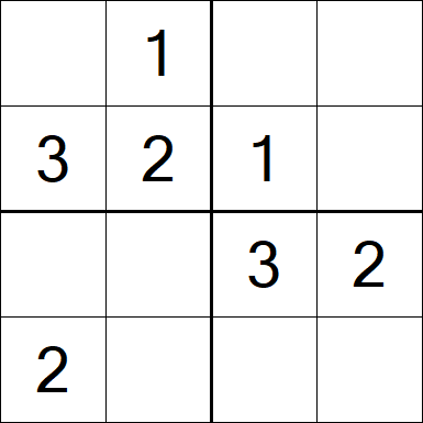 Sudoku 4x4 - Fácil