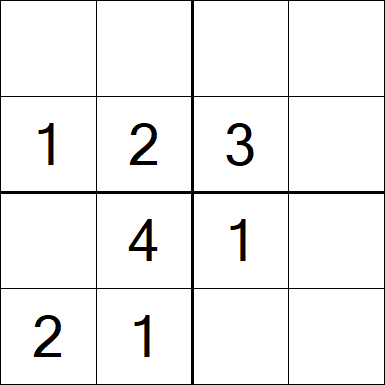 Sudoku 4x4 - Fácil