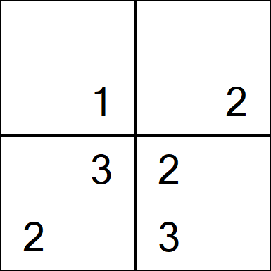 Sudoku 4x4 - Fácil