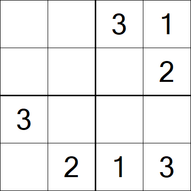 Sudoku 4x4 - Fácil