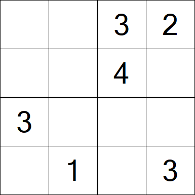 Sudoku 4x4 - Simple