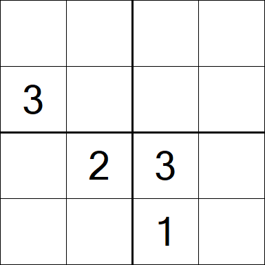 Sudoku 4x4 - Hard