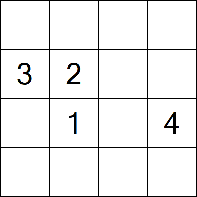 Sudoku 4x4 - Hard