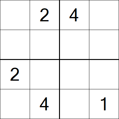 Sudoku 4x4 - Difícil