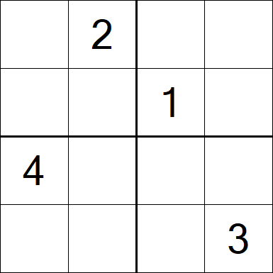 Sudoku 4x4 - Difícil