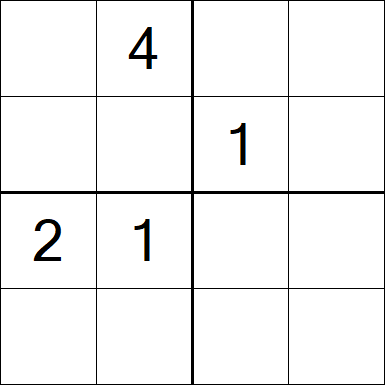 Sudoku 4x4 - Difícil