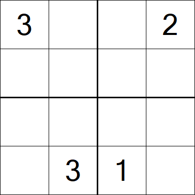 Sudoku 4x4 - Difícil