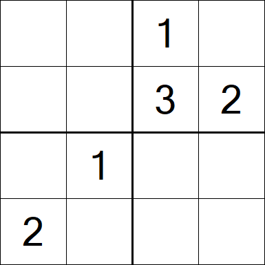 Sudoku 4x4 - Difícil