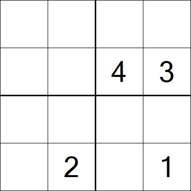 Sudoku 4x4 - Difícil
