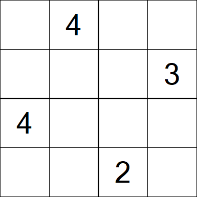 Sudoku 4x4 - Difícil