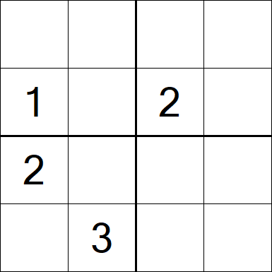 Sudoku 4x4 - Difficile